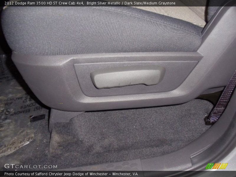 Bright Silver Metallic / Dark Slate/Medium Graystone 2012 Dodge Ram 3500 HD ST Crew Cab 4x4