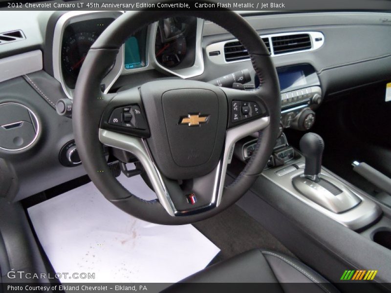 Dashboard of 2012 Camaro LT 45th Anniversary Edition Convertible