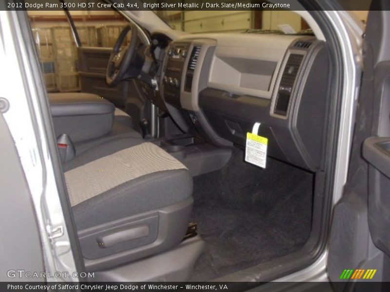 Bright Silver Metallic / Dark Slate/Medium Graystone 2012 Dodge Ram 3500 HD ST Crew Cab 4x4