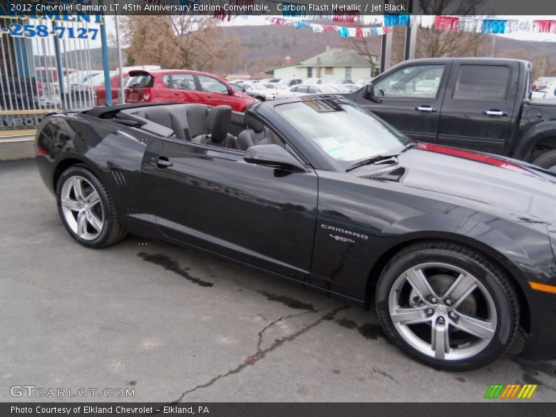 Carbon Flash Metallic / Jet Black 2012 Chevrolet Camaro LT 45th Anniversary Edition Convertible