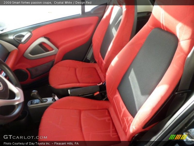 2009 fortwo passion coupe Design Red Interior