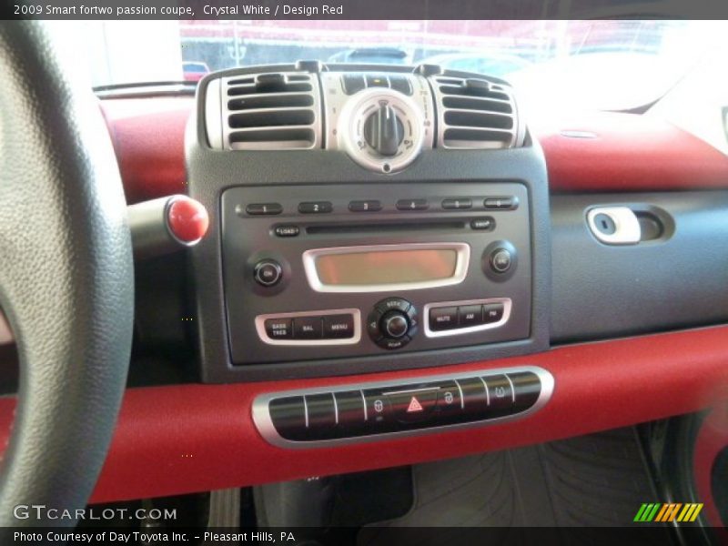 Controls of 2009 fortwo passion coupe