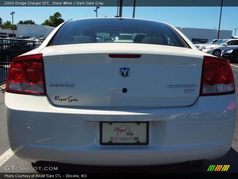 Stone White / Dark Slate Gray 2009 Dodge Charger SXT