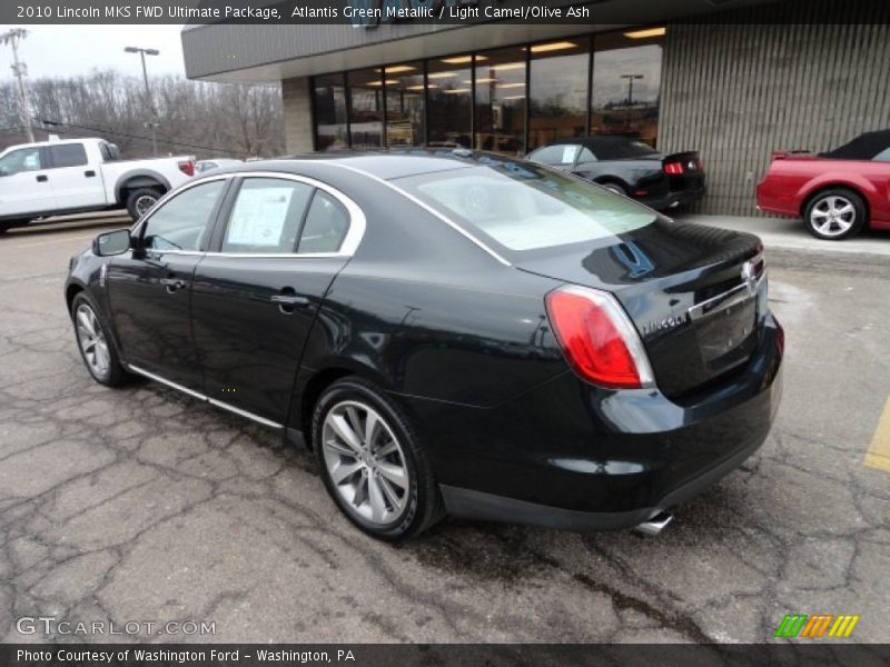 Atlantis Green Metallic / Light Camel/Olive Ash 2010 Lincoln MKS FWD Ultimate Package