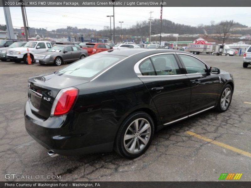 Atlantis Green Metallic / Light Camel/Olive Ash 2010 Lincoln MKS FWD Ultimate Package