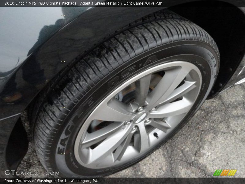 Atlantis Green Metallic / Light Camel/Olive Ash 2010 Lincoln MKS FWD Ultimate Package