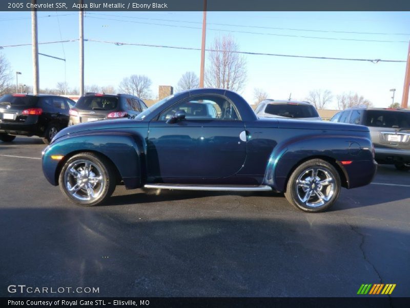 Aqua Blur Metallic / Ebony Black 2005 Chevrolet SSR