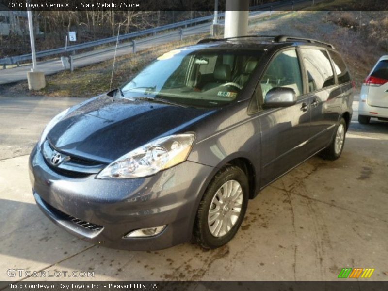 Slate Metallic / Stone 2010 Toyota Sienna XLE