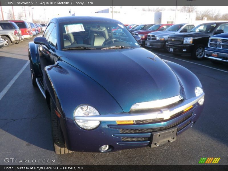 Aqua Blur Metallic / Ebony Black 2005 Chevrolet SSR