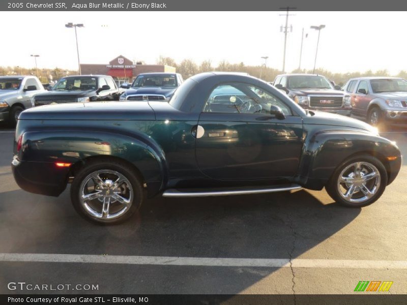 Aqua Blur Metallic / Ebony Black 2005 Chevrolet SSR