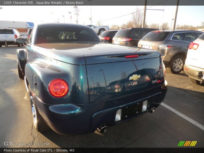 Aqua Blur Metallic / Ebony Black 2005 Chevrolet SSR
