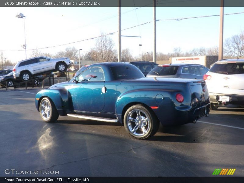 Aqua Blur Metallic / Ebony Black 2005 Chevrolet SSR