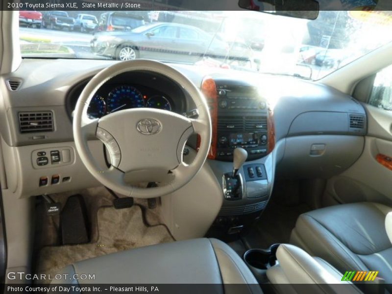 Slate Metallic / Stone 2010 Toyota Sienna XLE