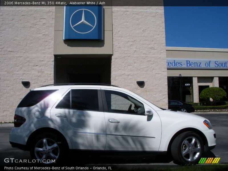 Alabaster White / Ash 2006 Mercedes-Benz ML 350 4Matic