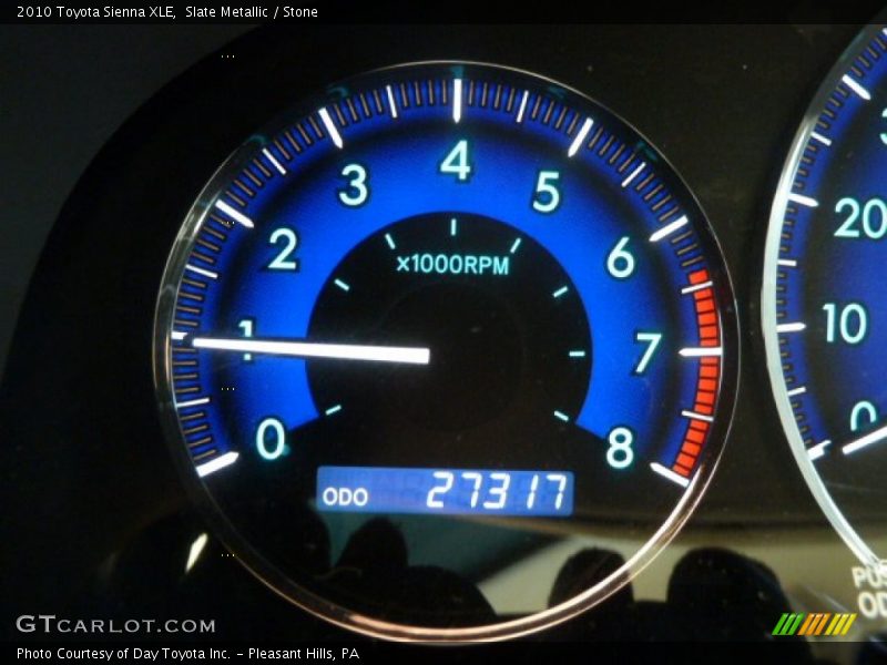 Slate Metallic / Stone 2010 Toyota Sienna XLE