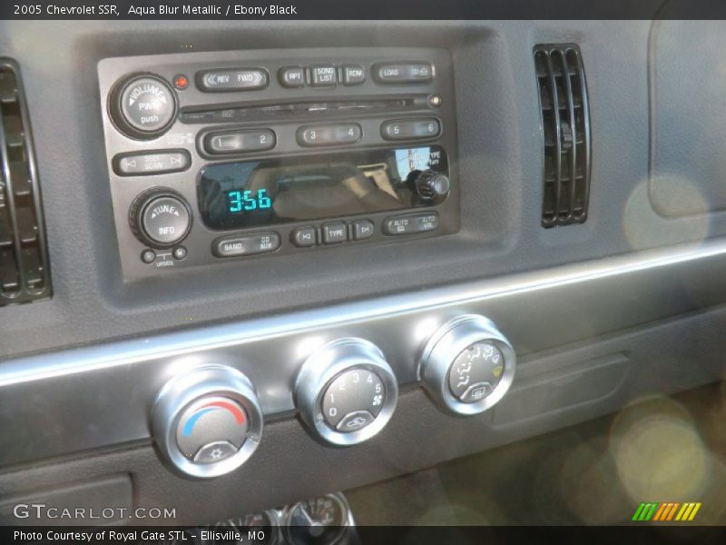 Aqua Blur Metallic / Ebony Black 2005 Chevrolet SSR