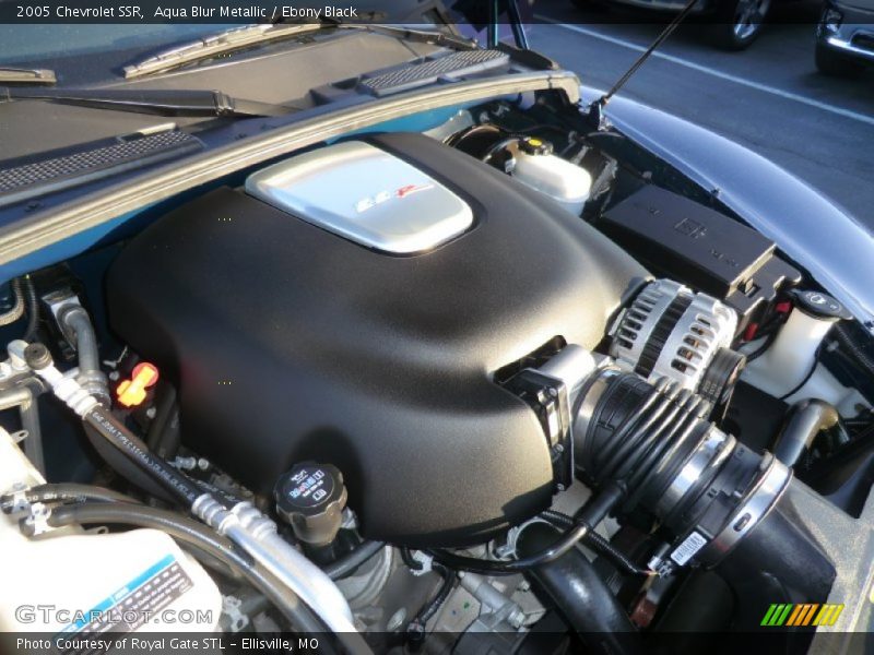 Aqua Blur Metallic / Ebony Black 2005 Chevrolet SSR