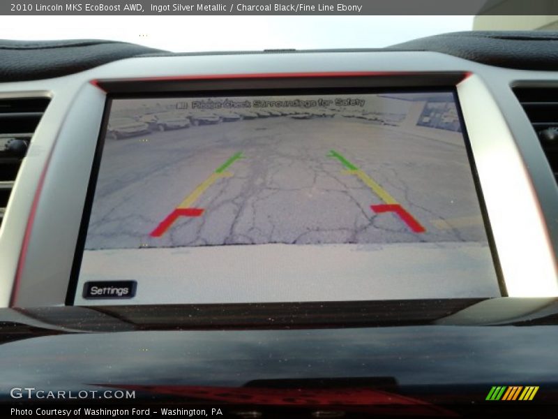 Ingot Silver Metallic / Charcoal Black/Fine Line Ebony 2010 Lincoln MKS EcoBoost AWD