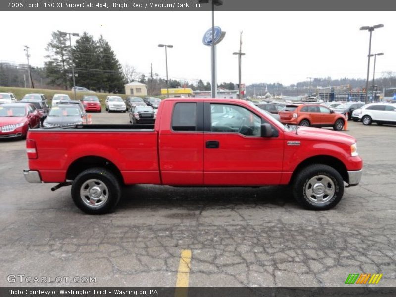 Bright Red / Medium/Dark Flint 2006 Ford F150 XL SuperCab 4x4