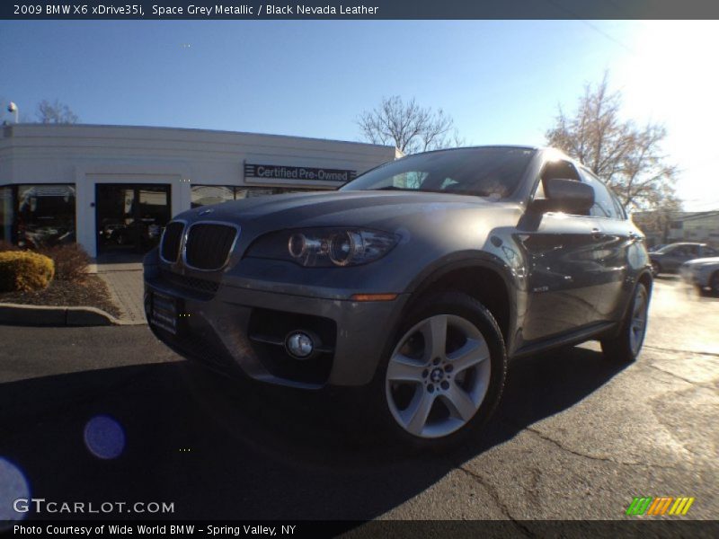 Space Grey Metallic / Black Nevada Leather 2009 BMW X6 xDrive35i