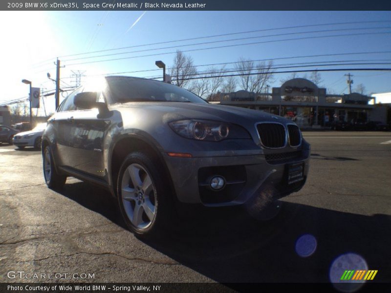 Space Grey Metallic / Black Nevada Leather 2009 BMW X6 xDrive35i