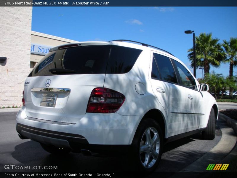 Alabaster White / Ash 2006 Mercedes-Benz ML 350 4Matic