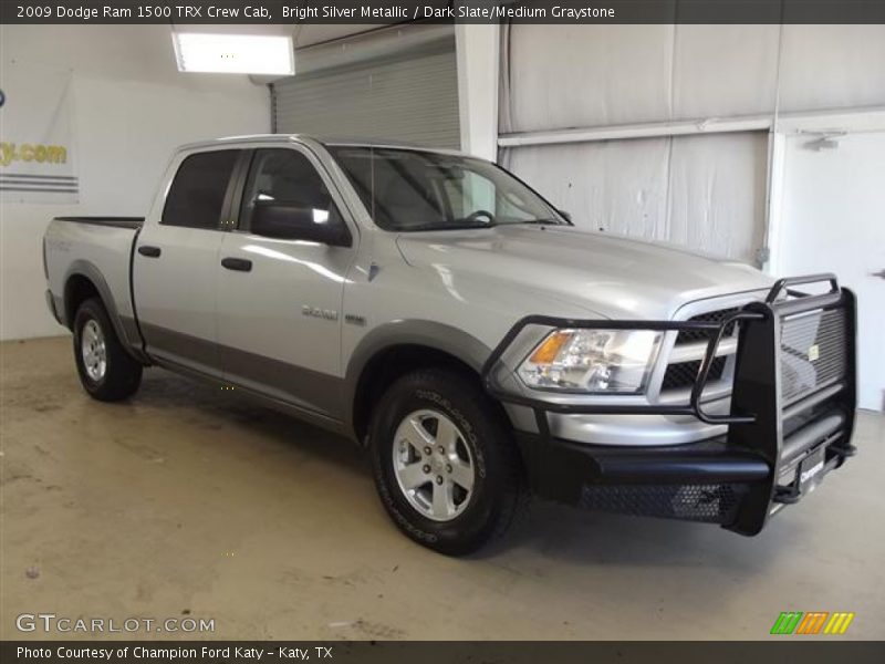 Bright Silver Metallic / Dark Slate/Medium Graystone 2009 Dodge Ram 1500 TRX Crew Cab