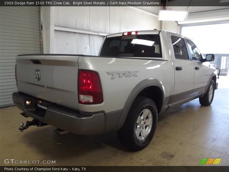 Bright Silver Metallic / Dark Slate/Medium Graystone 2009 Dodge Ram 1500 TRX Crew Cab