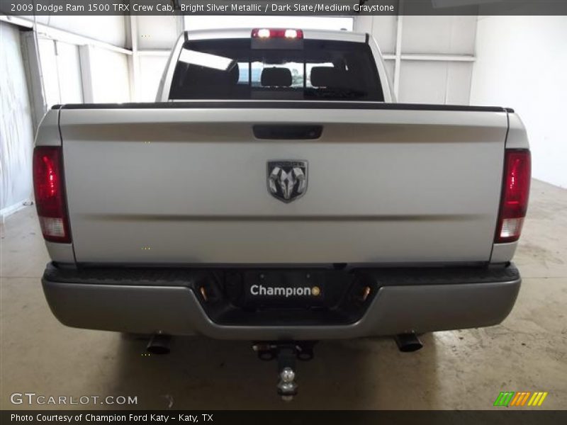 Bright Silver Metallic / Dark Slate/Medium Graystone 2009 Dodge Ram 1500 TRX Crew Cab