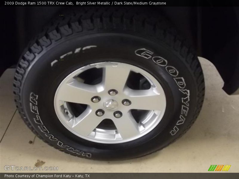Bright Silver Metallic / Dark Slate/Medium Graystone 2009 Dodge Ram 1500 TRX Crew Cab