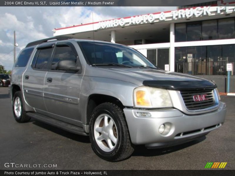 Liquid Silver Metallic / Medium Pewter 2004 GMC Envoy XL SLT