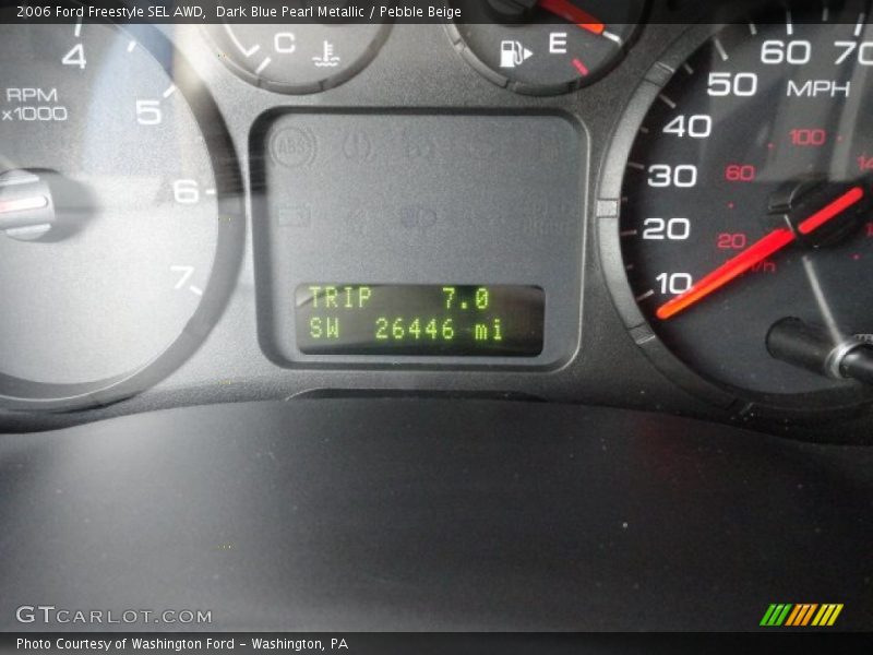 Dark Blue Pearl Metallic / Pebble Beige 2006 Ford Freestyle SEL AWD