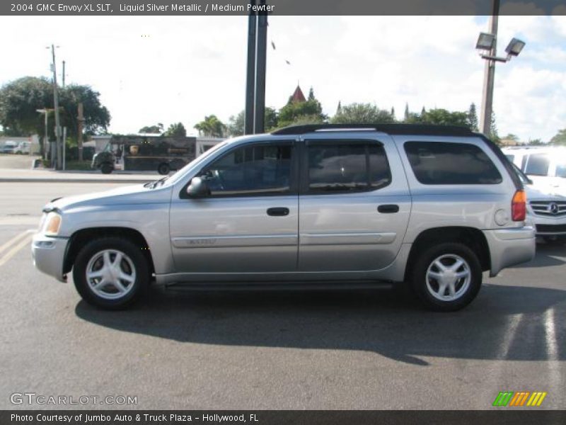 Liquid Silver Metallic / Medium Pewter 2004 GMC Envoy XL SLT