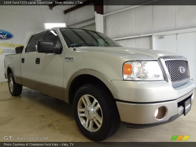Silver Metallic / Tan 2006 Ford F150 Lariat SuperCrew