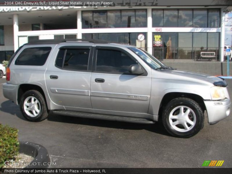 Liquid Silver Metallic / Medium Pewter 2004 GMC Envoy XL SLT