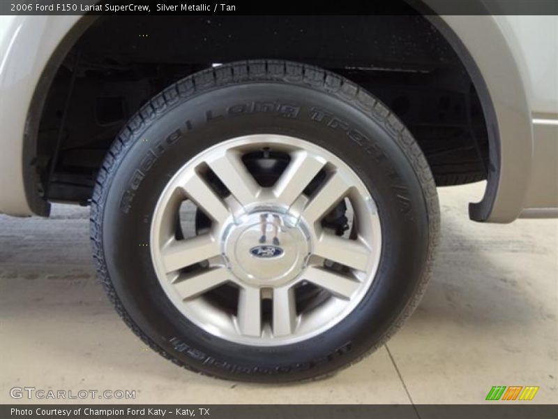 Silver Metallic / Tan 2006 Ford F150 Lariat SuperCrew