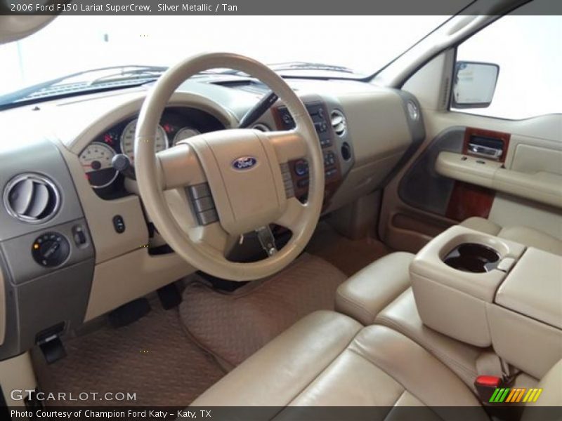 Silver Metallic / Tan 2006 Ford F150 Lariat SuperCrew