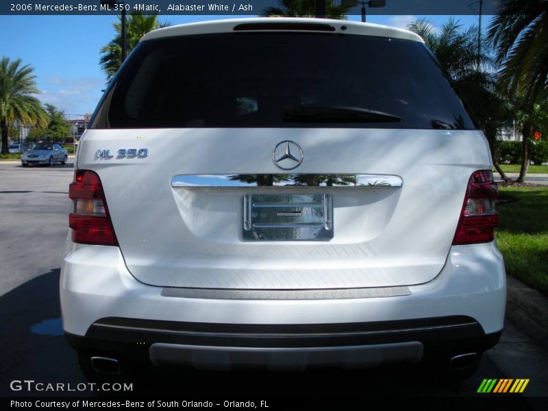 Alabaster White / Ash 2006 Mercedes-Benz ML 350 4Matic