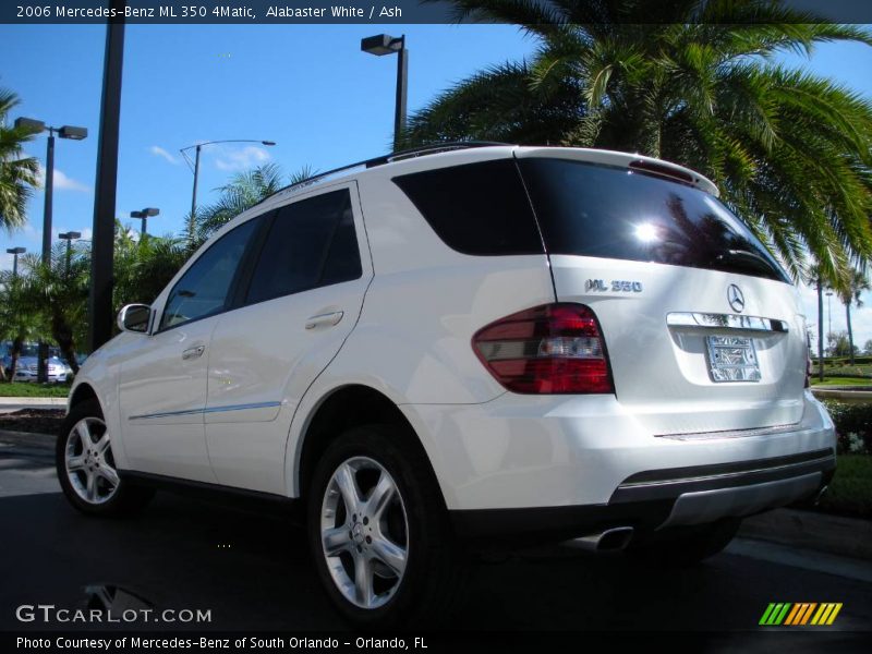 Alabaster White / Ash 2006 Mercedes-Benz ML 350 4Matic