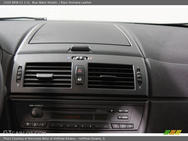 Blue Water Metallic / Black Montana Leather 2006 BMW X3 3.0i