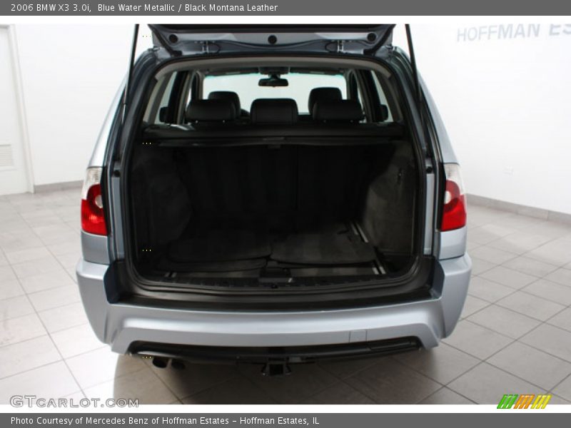 Blue Water Metallic / Black Montana Leather 2006 BMW X3 3.0i