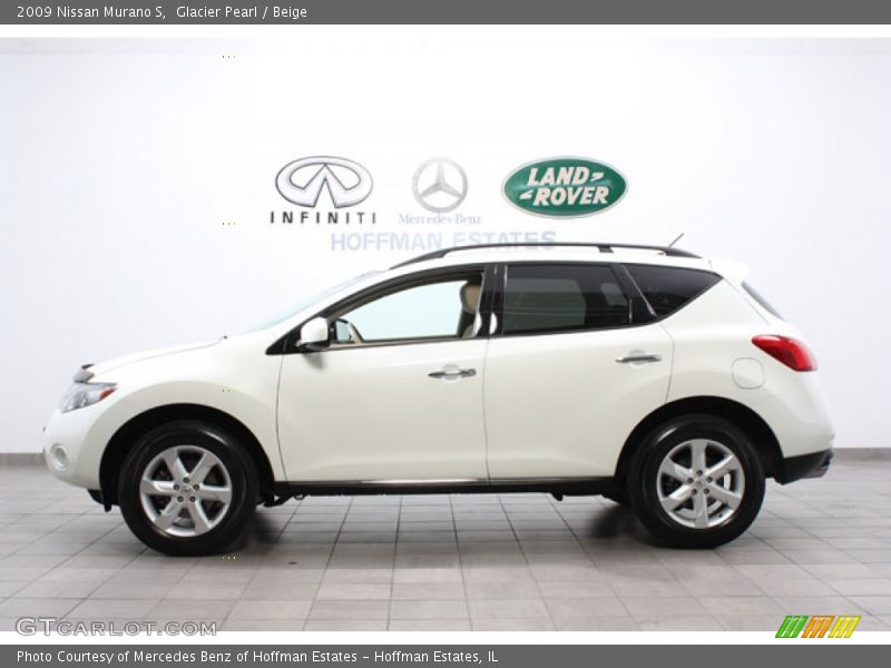 Glacier Pearl / Beige 2009 Nissan Murano S