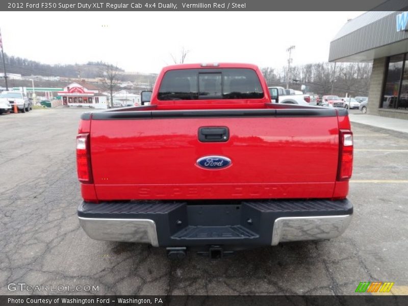  2012 F350 Super Duty XLT Regular Cab 4x4 Dually Vermillion Red