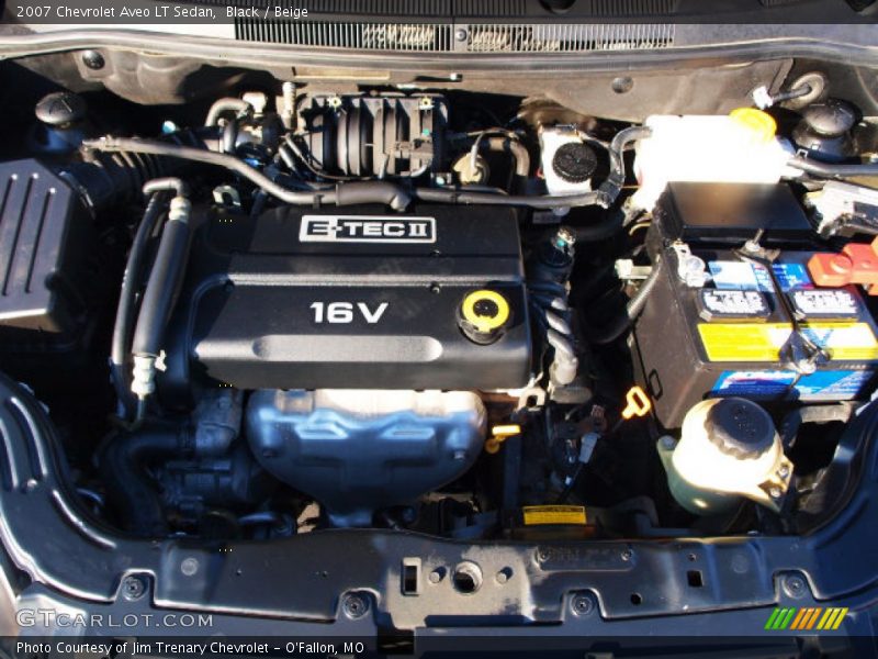 Black / Beige 2007 Chevrolet Aveo LT Sedan