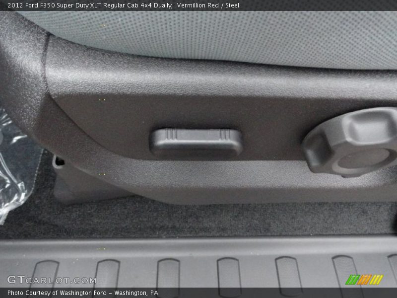 Vermillion Red / Steel 2012 Ford F350 Super Duty XLT Regular Cab 4x4 Dually