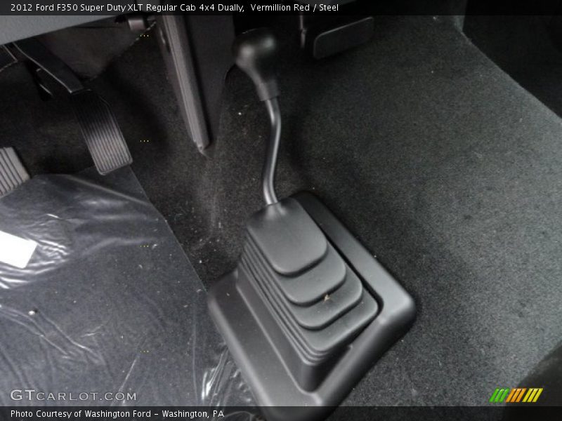 Vermillion Red / Steel 2012 Ford F350 Super Duty XLT Regular Cab 4x4 Dually