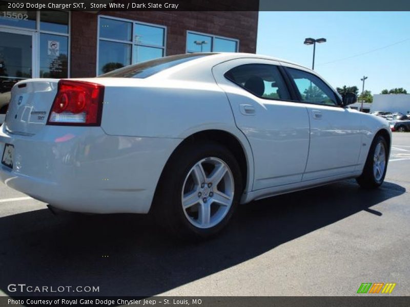 Stone White / Dark Slate Gray 2009 Dodge Charger SXT