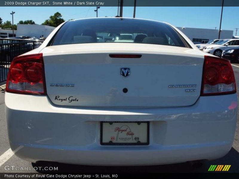 Stone White / Dark Slate Gray 2009 Dodge Charger SXT