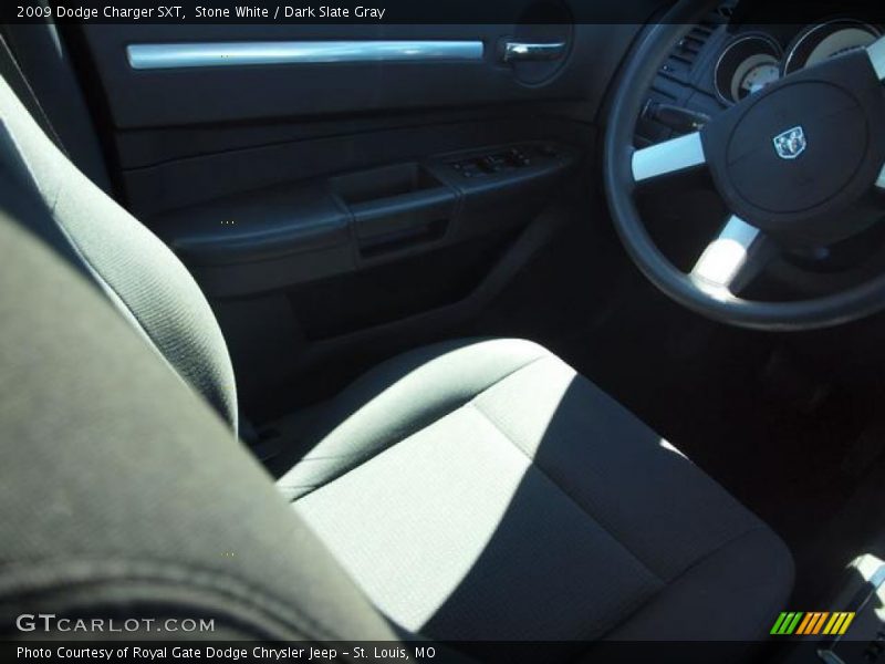 Stone White / Dark Slate Gray 2009 Dodge Charger SXT