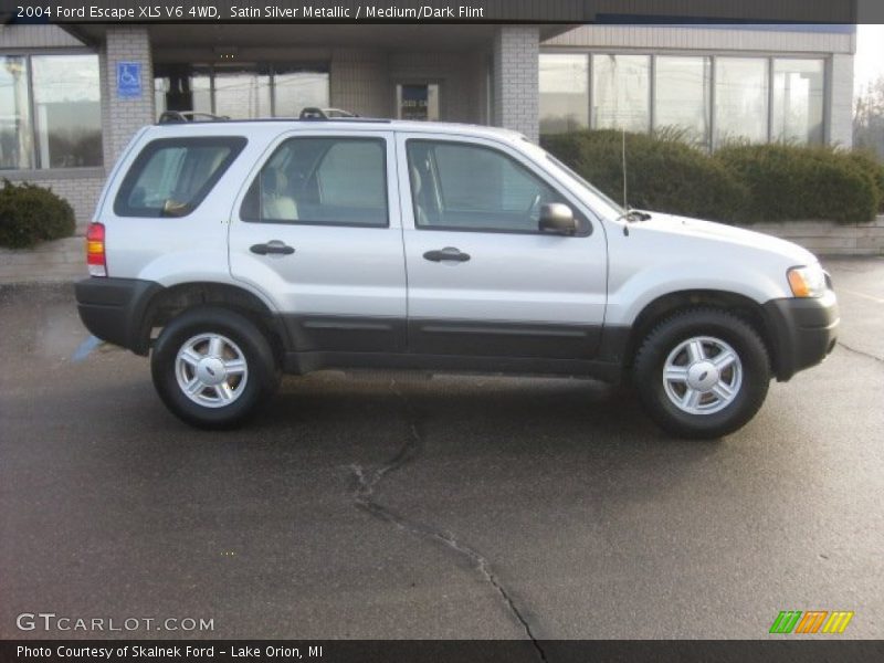 Satin Silver Metallic / Medium/Dark Flint 2004 Ford Escape XLS V6 4WD
